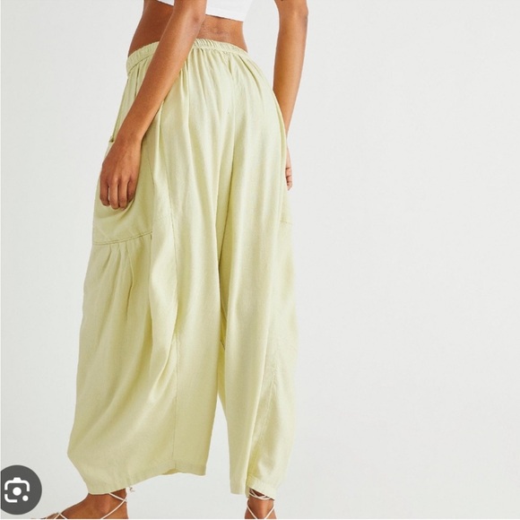 FREE PEOPLE Quinn Culottes In Fava Bean Size Large - Picture 3 of 16